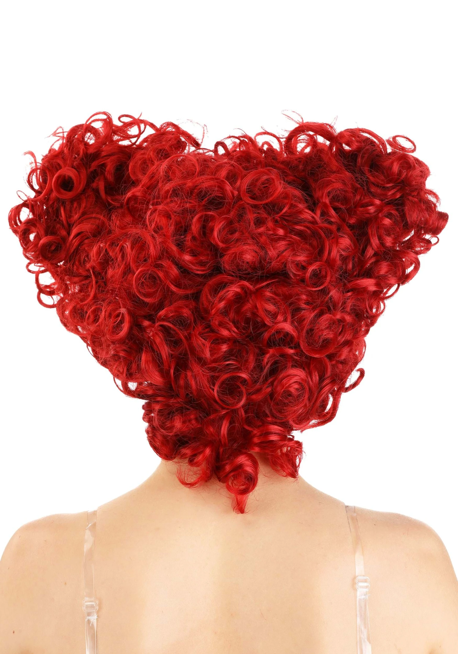 Royal Red Heart Costume Wig For Women 5 Royal Red Heart Costume Wig For Women - Image 3