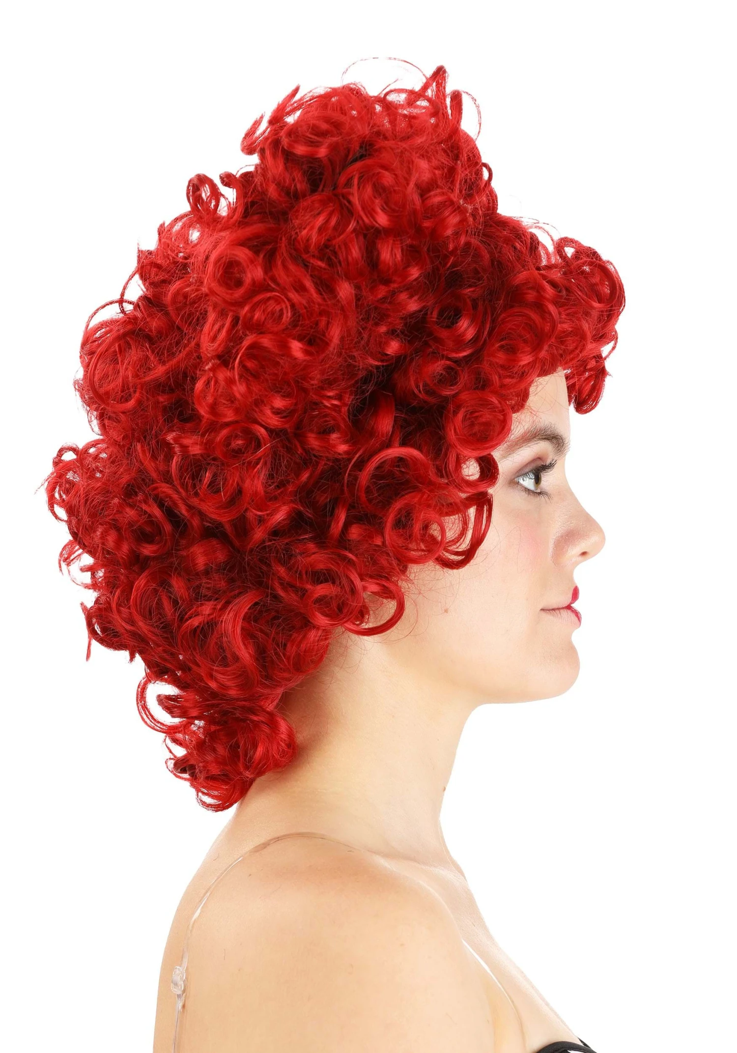 Royal Red Heart Costume Wig For Women 7 Royal Red Heart Costume Wig For Women - Image 5