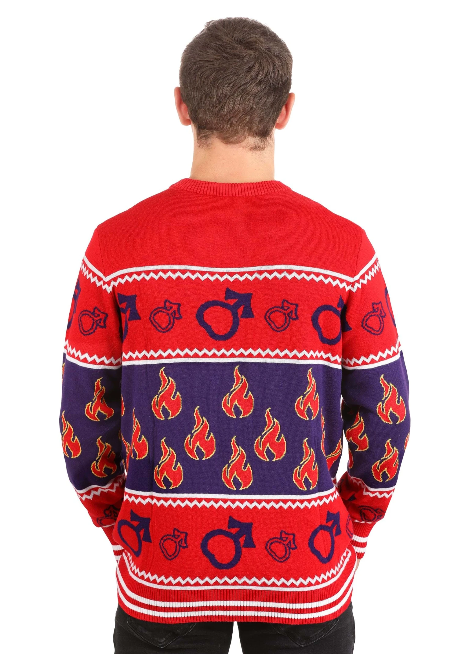 Sailor Moon Adult Sailor Mars Ugly Sweater 7 Sailor Moon Adult Sailor Mars Ugly Sweater - Image 5