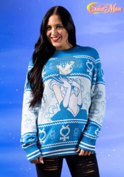 Adult Sailor Moon Sailor Mercury Ugly Sweater