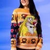 Sailor Moon Sailor Venus Sweater For Adults -Halloween Costumes sailor venus sweater 0