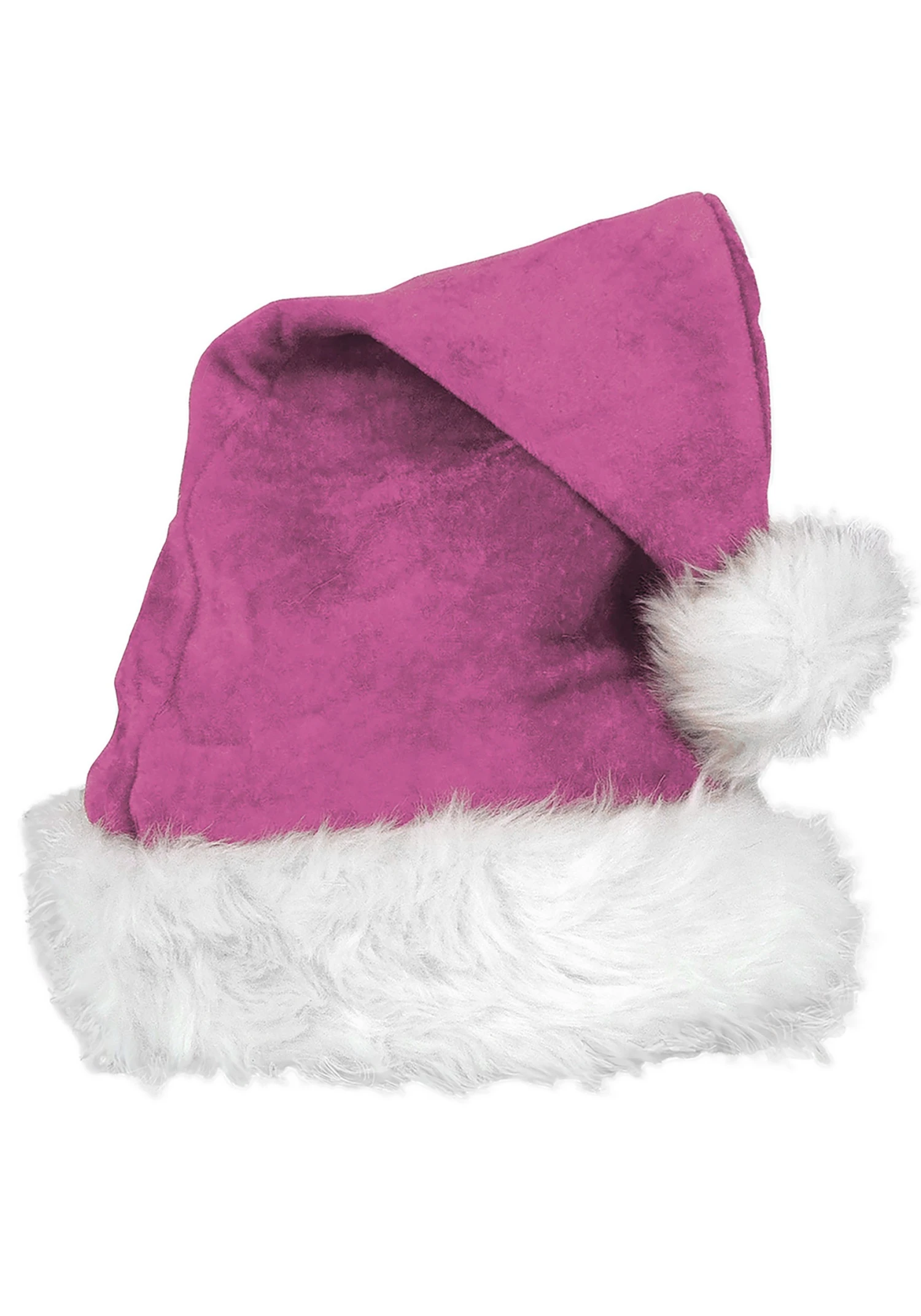Deluxe Pink Velvet Santa Hat 3 Deluxe Pink Velvet Santa Hat