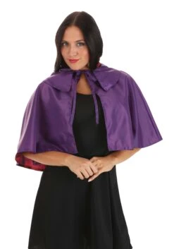 Women's Sarah Sanderson Hooded Capelet 11 Women's Sarah Sanderson Hooded Capelet -Halloween Costumes sarah sanderson hooded capelet alt 4