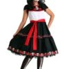 Women's Sassy Sugar Skull Costume