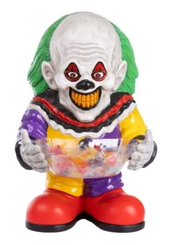 Scary Clown Candy Bowl Halloween Decoration 7 Scary Clown Candy Bowl Halloween Decoration -Halloween Costumes scary clown candy bowl decoration alt 2