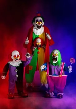 6FT Animated Scary Surprise Evil Clown Halloween Decoration 17 6FT Animated Scary Surprise Evil Clown Halloween Decoration -Halloween Costumes scary surprise clown decoration alt 2