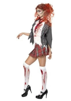 Smiffys School Girl Zombie Costume For Adults 5 Smiffys School Girl Zombie Costume For Adults -Halloween Costumes school girl zombie costume image2