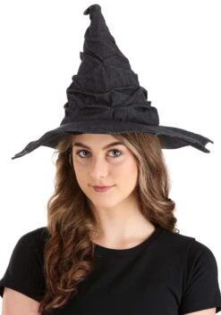 Witch Scrunchie Costume Black Hat