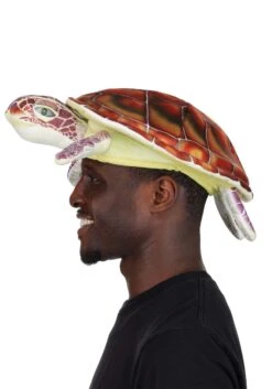 Sea Turtle Adult Costume Hat 10 Sea Turtle Adult Costume Hat -Halloween Costumes sea turtle animal costume hat alt 3