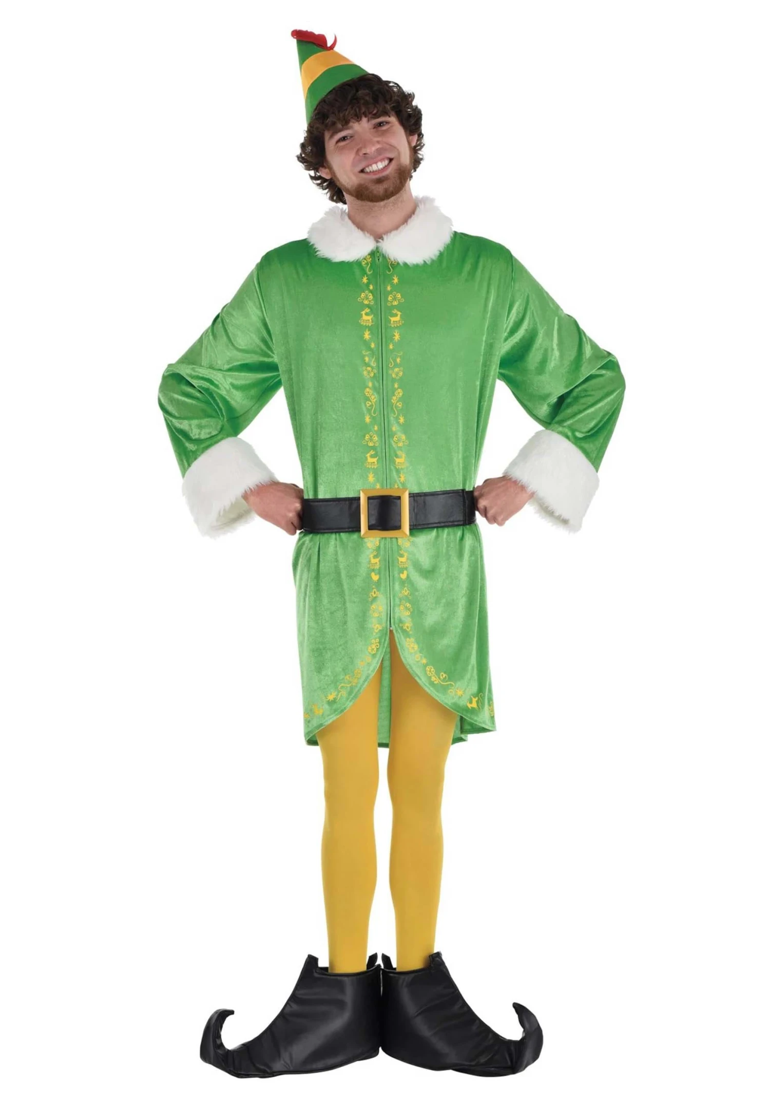 AMSCAN Seasonal Buddy The Elf Adult Costume 3 AMSCAN Seasonal Buddy The Elf Adult Costume