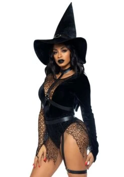 LEG AVENUE Sexy Crafty Witch Costume For Women 11 LEG AVENUE Sexy Crafty Witch Costume For Women -Halloween Costumes sexy crafty witch womens costume alt 4