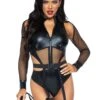 LEG AVENUE Criminal Kitty Women's Sexy Costume 1 LEG AVENUE Criminal Kitty Women's Sexy Costume -Halloween Costumes sexy criminal kitty womens costume