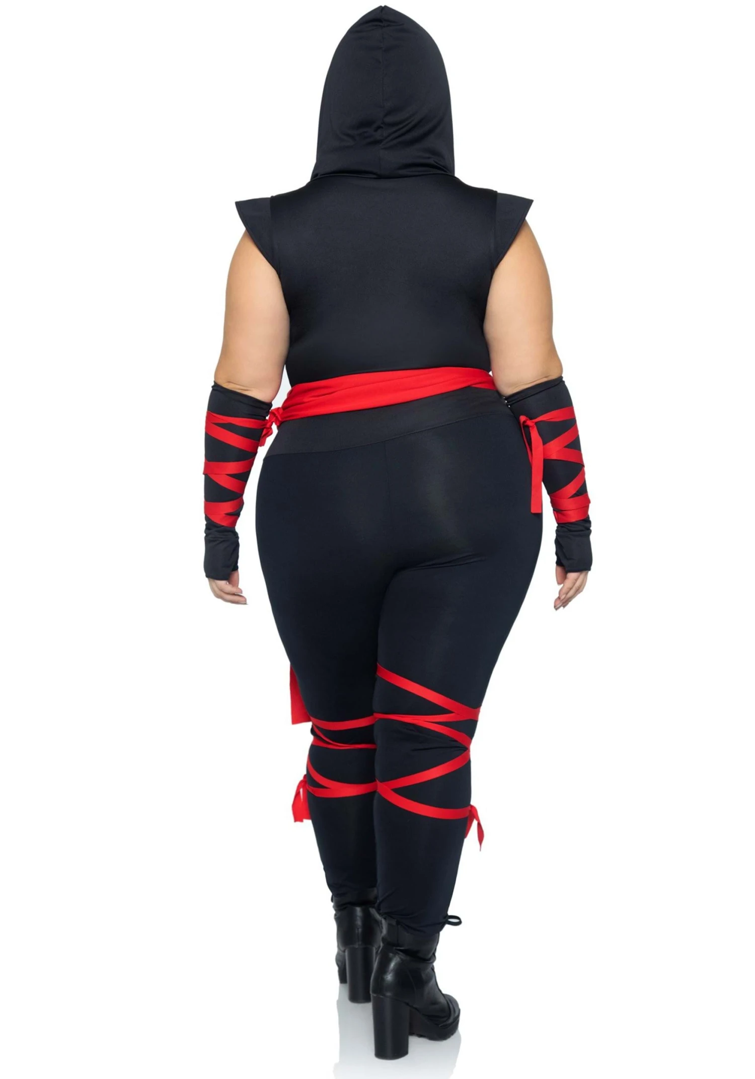 LEG AVENUE Plus Size Women's Deadly Ninja Women's Sexy Costume 4 LEG AVENUE Plus Size Women's Deadly Ninja Women's Sexy Costume - Image 2