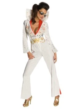 Women's Sexy Elvis Jumpsuit Costume