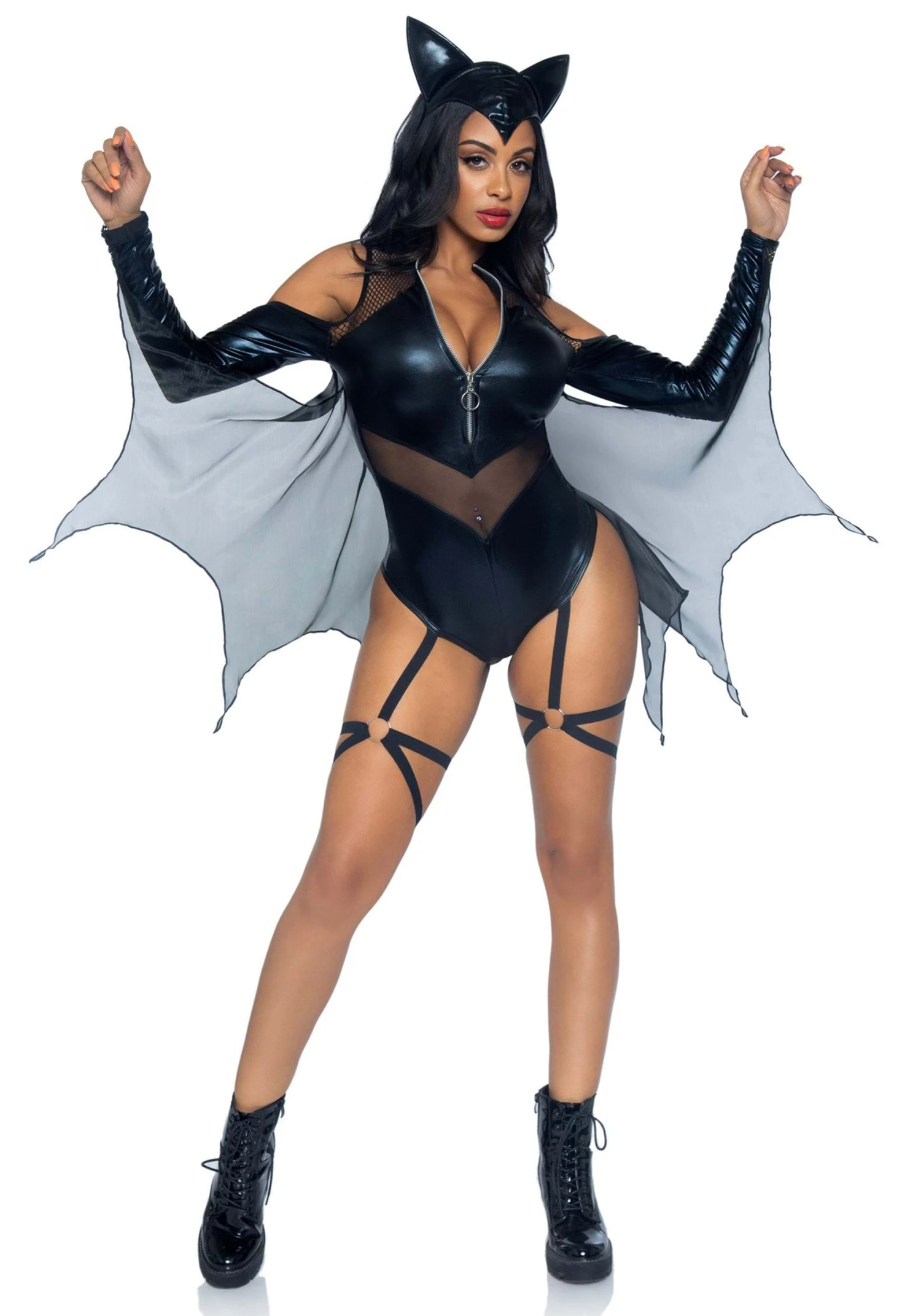 LEG AVENUE Sexy Midnight Bat Costume For Women 3 LEG AVENUE Sexy Midnight Bat Costume For Women