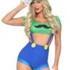 LEG AVENUE Sexy Piece Green Gamer Babe Costume For Women 1 LEG AVENUE Sexy Piece Green Gamer Babe Costume For Women -Halloween Costumes sexy piece green gamer babe womens costume
