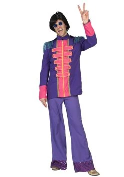 Sgt. Pepper Album Inspired Purple Costume Jacket For Adults 7 Sgt. Pepper Album Inspired Purple Costume Jacket For Adults -Halloween Costumes sgt pepper album inspired purple jacket alt 2