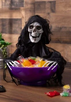 Animated Candy Bowl With Shaking Grim Reaper 13 Animated Candy Bowl With Shaking Grim Reaper -Halloween Costumes shaking reaper candy bowl alt 4