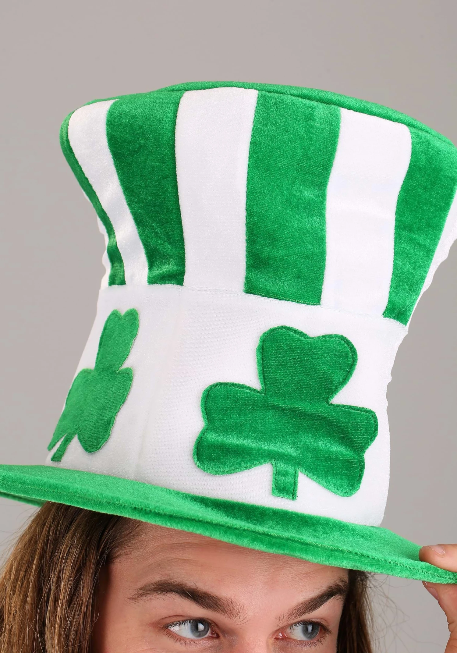 Adult Shamrock Uncle Sam Hat 5 Adult Shamrock Uncle Sam Hat - Image 3