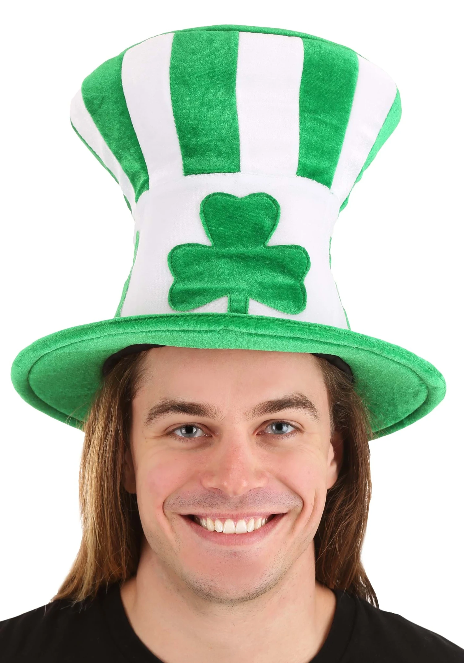 Adult Shamrock Uncle Sam Hat 3 Adult Shamrock Uncle Sam Hat