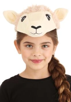 Sheep Plush Headband -Halloween Costumes sheep plush headband alt 1