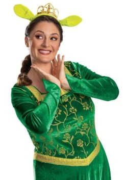Women's Deluxe Shrek Fiona Costume Dress 15 Women's Deluxe Shrek Fiona Costume Dress -Halloween Costumes shrek deluxe adult fiona costume alt 2