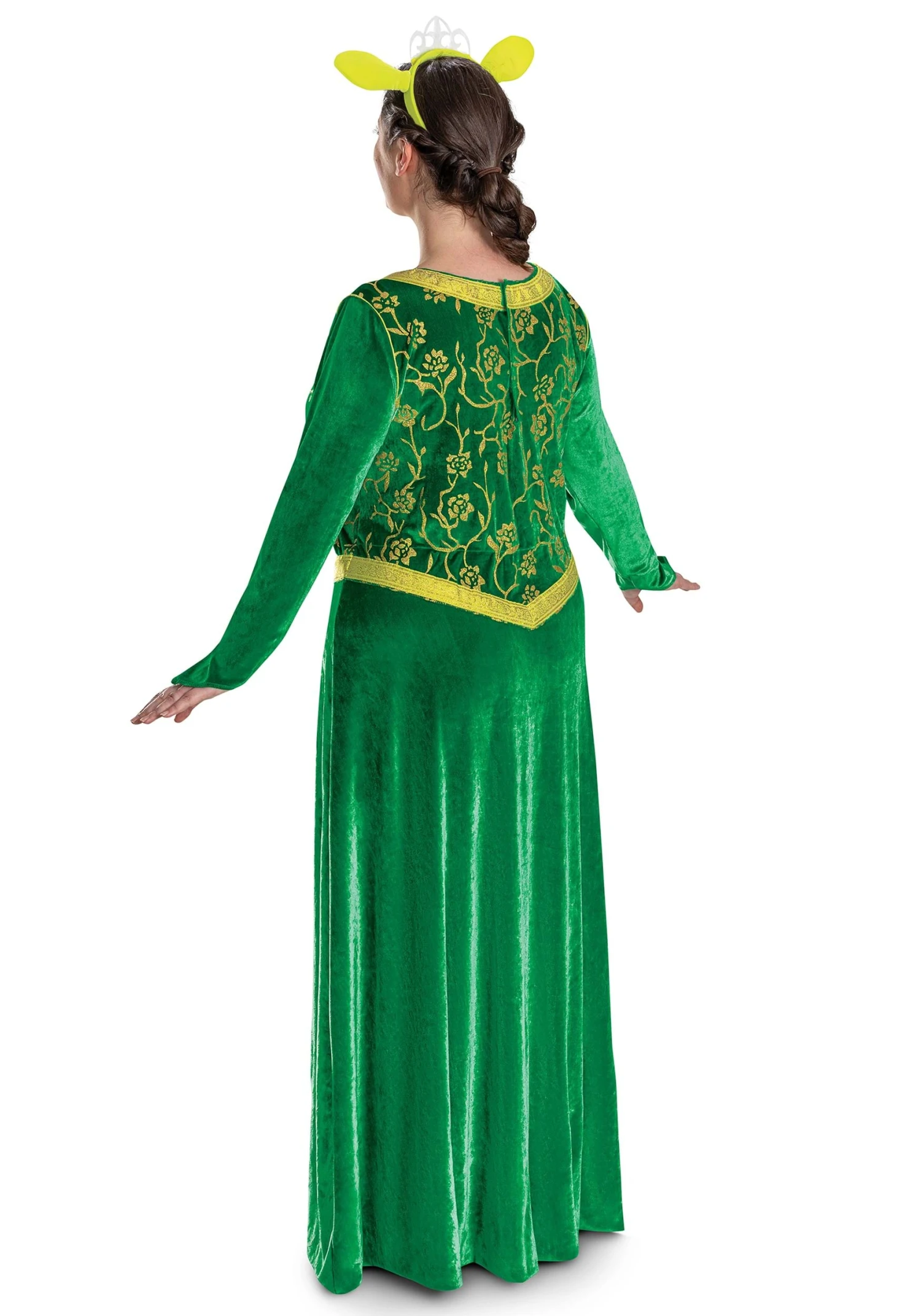 Women's Deluxe Shrek Fiona Costume Dress 8 Women's Deluxe Shrek Fiona Costume Dress - Image 6