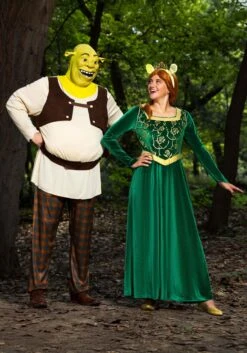 Women's Deluxe Shrek Fiona Costume Dress 10 Women's Deluxe Shrek Fiona Costume Dress -Halloween Costumes shrek deluxe adult fiona costume alt 4