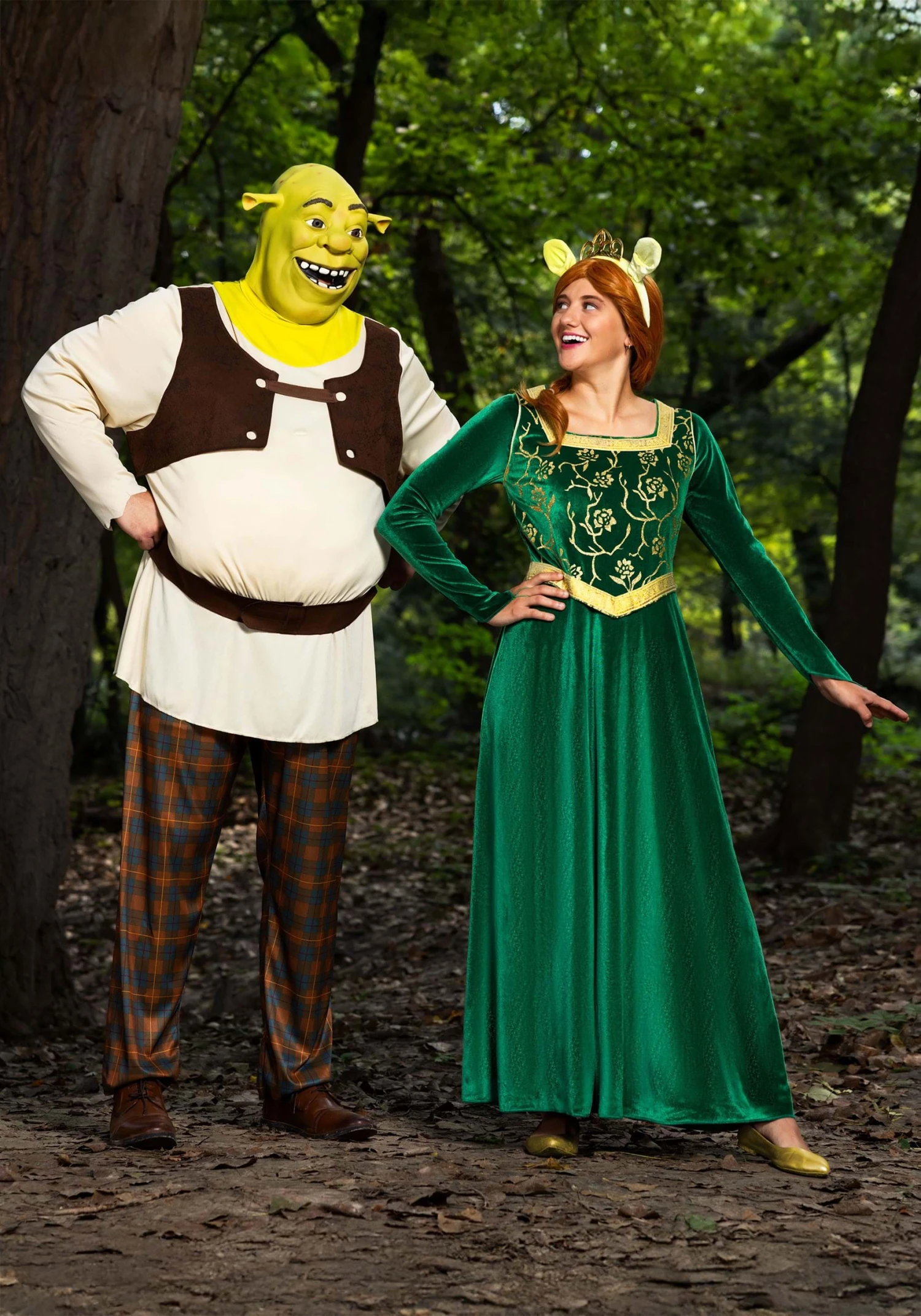 Women's Deluxe Shrek Fiona Costume Dress 4 Women's Deluxe Shrek Fiona Costume Dress - Image 2