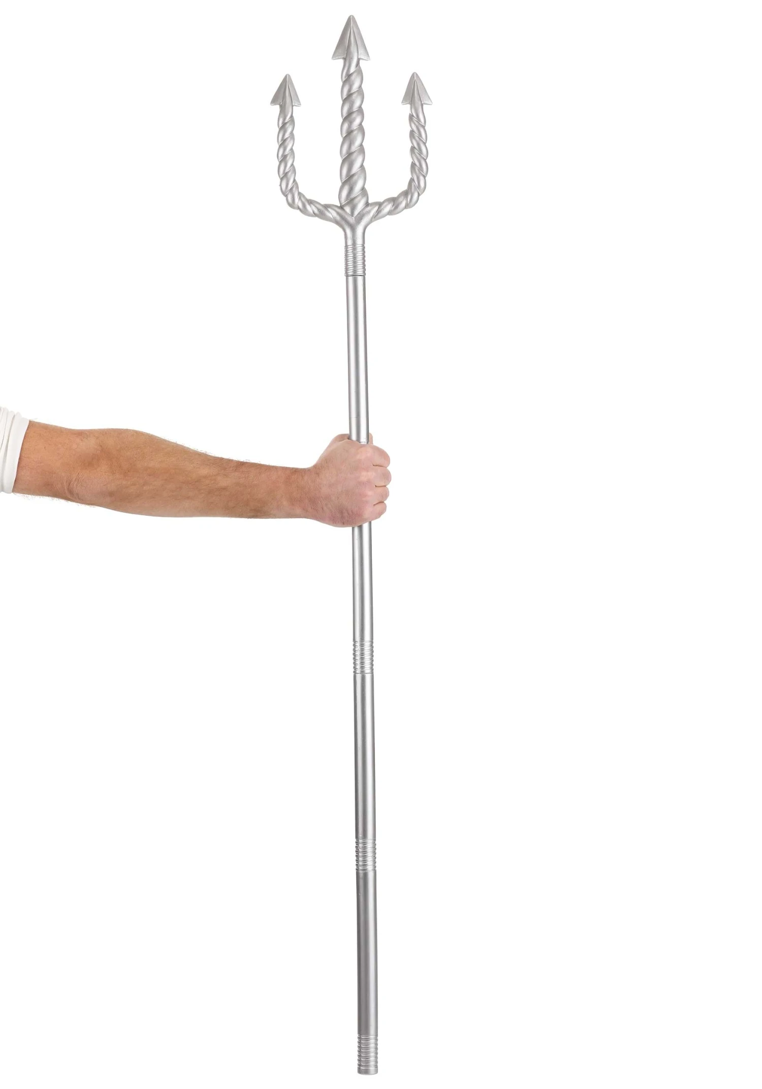 Silver Costume Trident Accessory 4 Silver Costume Trident Accessory - Image 2