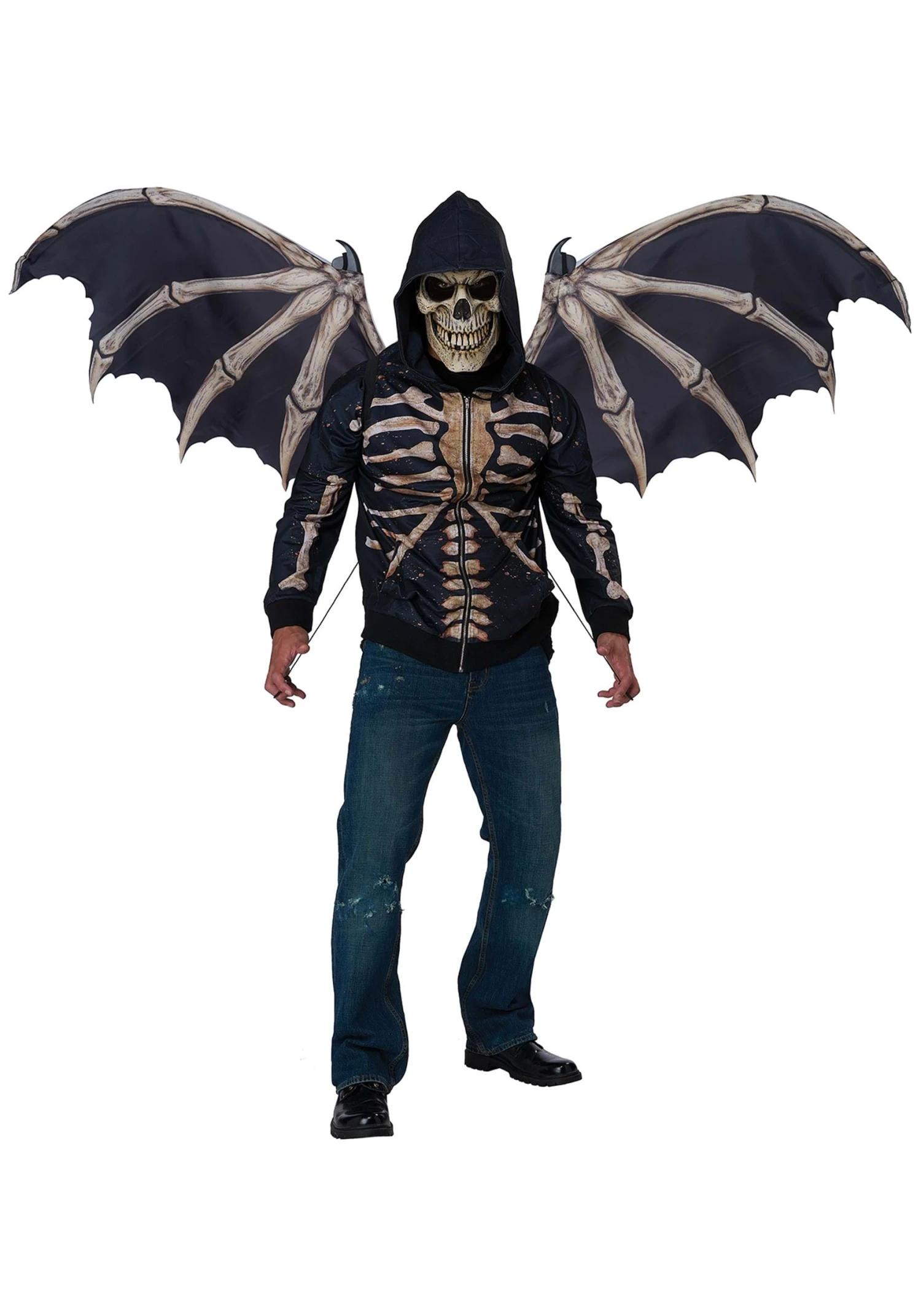 Adult Skeleton Bone Cosplay Wings 3 Adult Skeleton Bone Cosplay Wings