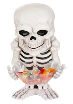 Skeleton Candy Bowl Holder Prop Decoration -Halloween Costumes skeleton candy bowl holder alt 2