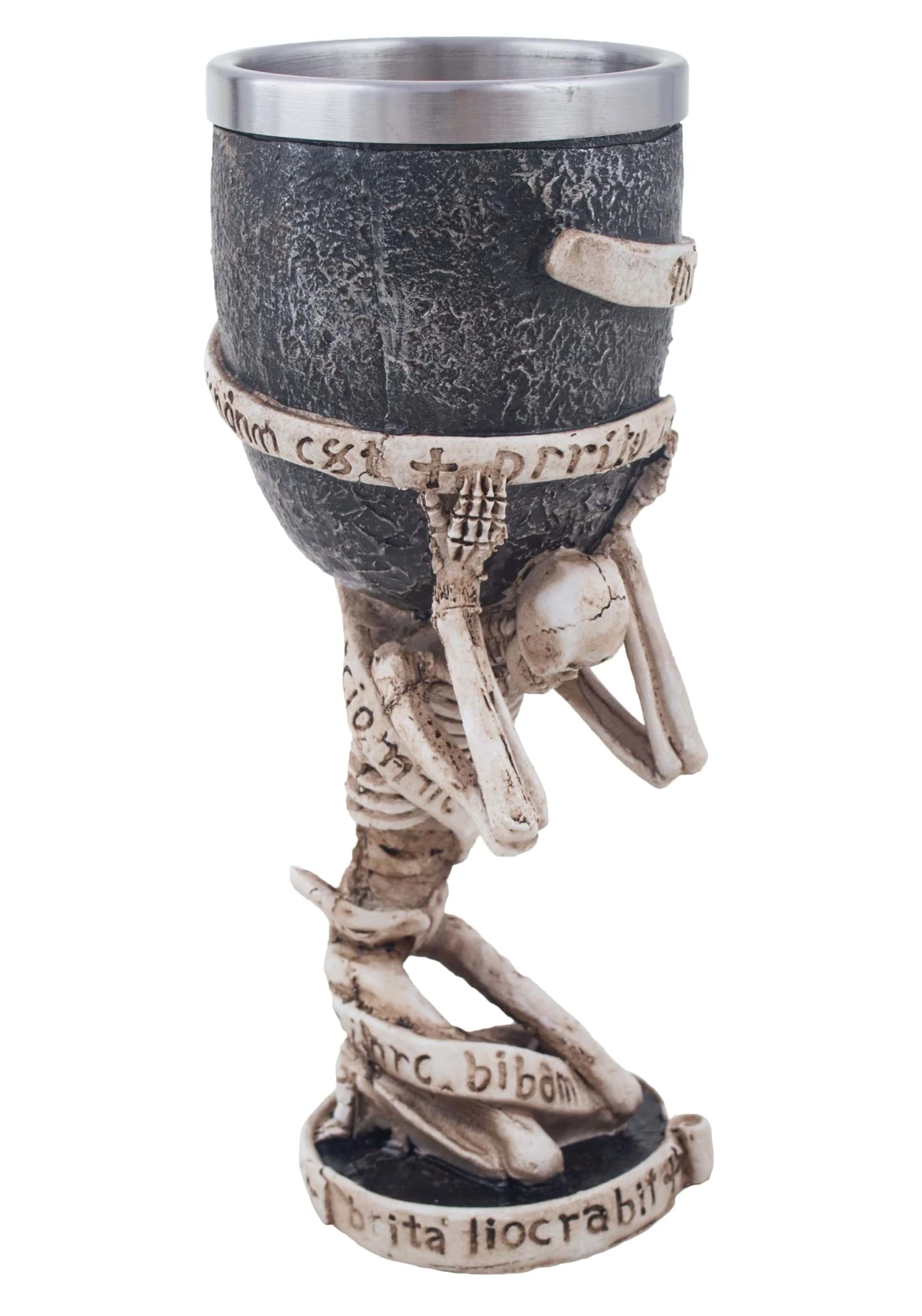 6oz Skeleton Halloween Goblet 4 6oz Skeleton Halloween Goblet - Image 2