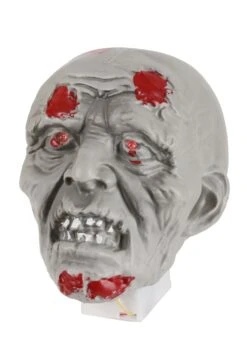 Zombie Head And Hands With Lights Halloween Decoration -Halloween Costumes skeleton head and hands with lights alt 3