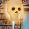 Complete Skull Porch Light Cover Or Wall Halloween Decoration -Halloween Costumes skeleton porch light cover