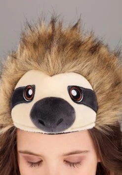 Sloth Soft Headband & Paws Costume Accessory Kit 9 Sloth Soft Headband & Paws Costume Accessory Kit -Halloween Costumes sloth plush headband paws kit alt 1
