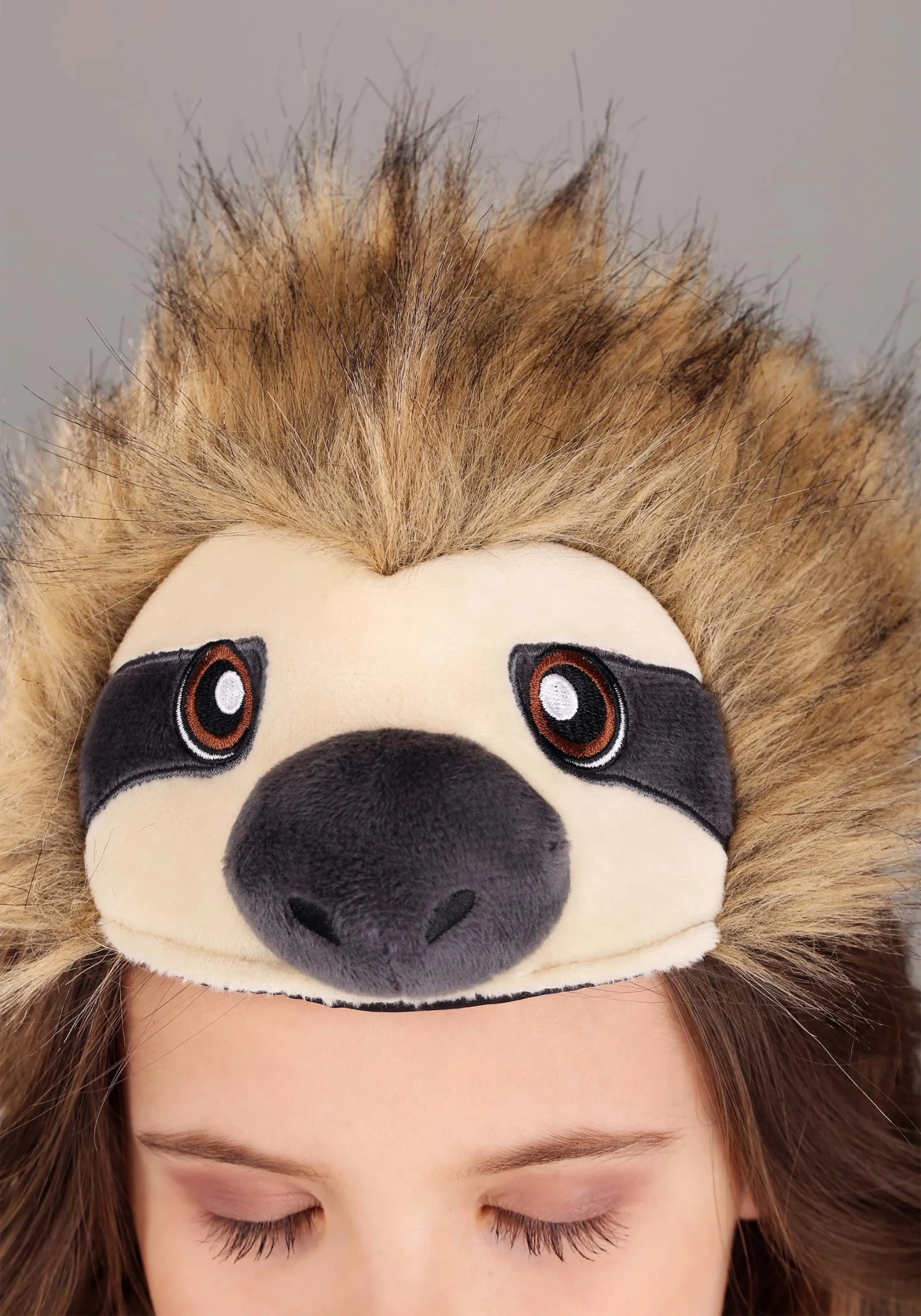 Sloth Soft Headband & Paws Costume Accessory Kit 5 Sloth Soft Headband & Paws Costume Accessory Kit - Image 3
