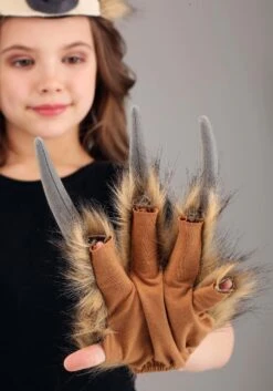 Sloth Soft Headband & Paws Costume Accessory Kit 10 Sloth Soft Headband & Paws Costume Accessory Kit -Halloween Costumes sloth plush headband paws kit alt 2