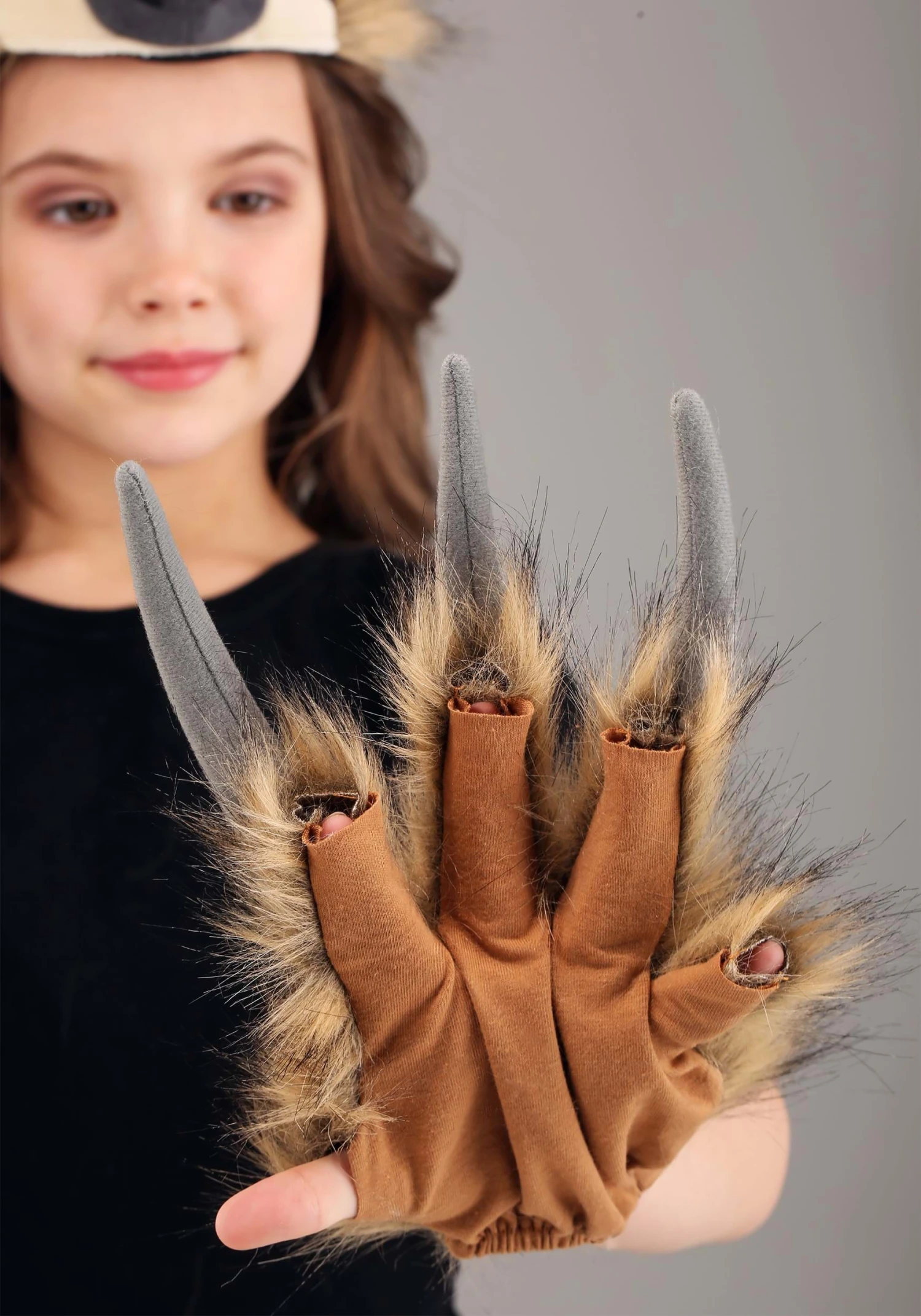 Sloth Soft Headband & Paws Costume Accessory Kit 6 Sloth Soft Headband & Paws Costume Accessory Kit - Image 4