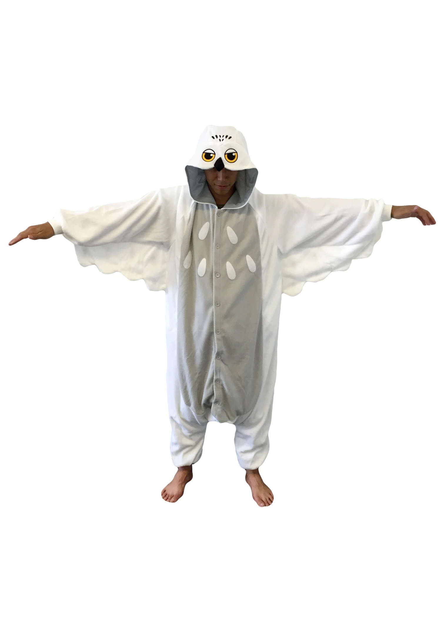 Snowy Owl Pajama Costume 3 Snowy Owl Pajama Costume