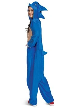 Sonic 2 Sonic Movie Costume For Adults -Halloween Costumes sonic 2 adult unisex sonic movie costume alt 2