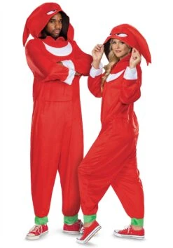 Disguise Sonic The Hedgehog Knuckles Costume For Adults 8 Disguise Sonic The Hedgehog Knuckles Costume For Adults -Halloween Costumes sonic adult knuckles costume alt 1