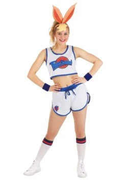 Space Jam Lola Bunny Costume For Women -Halloween Costumes space jam womens lola bunny costume alt 2