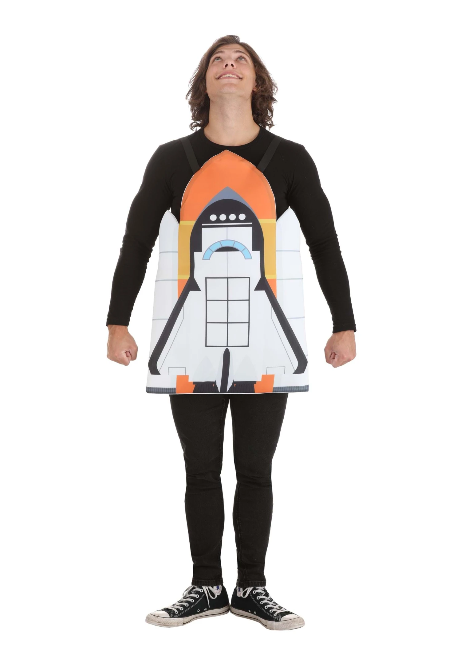 Adult Spaceship Sandwich Board Costume 3 Adult Spaceship Sandwich Board Costume