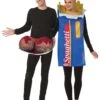 Spaghetti And Meatballs Costume For Couples 2 Spaghetti And Meatballs Costume For Couples -Halloween Costumes spahgetti and meatballs couple
