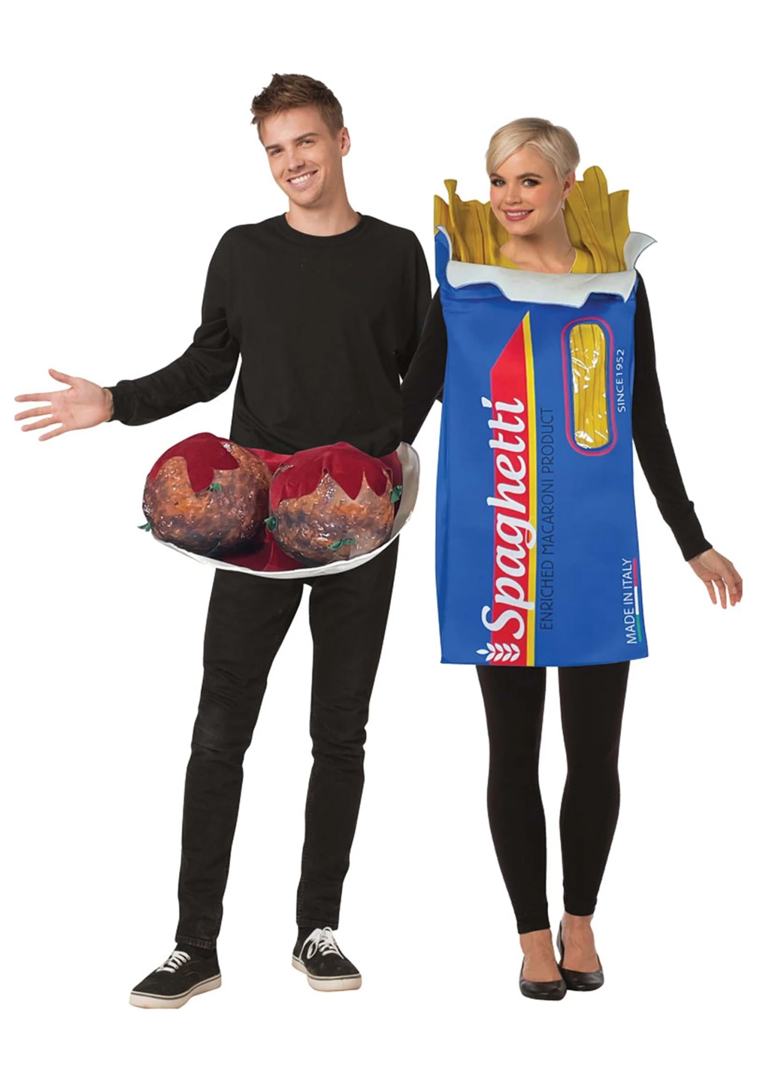 Spaghetti And Meatballs Costume For Couples 3 Spaghetti And Meatballs Costume For Couples
