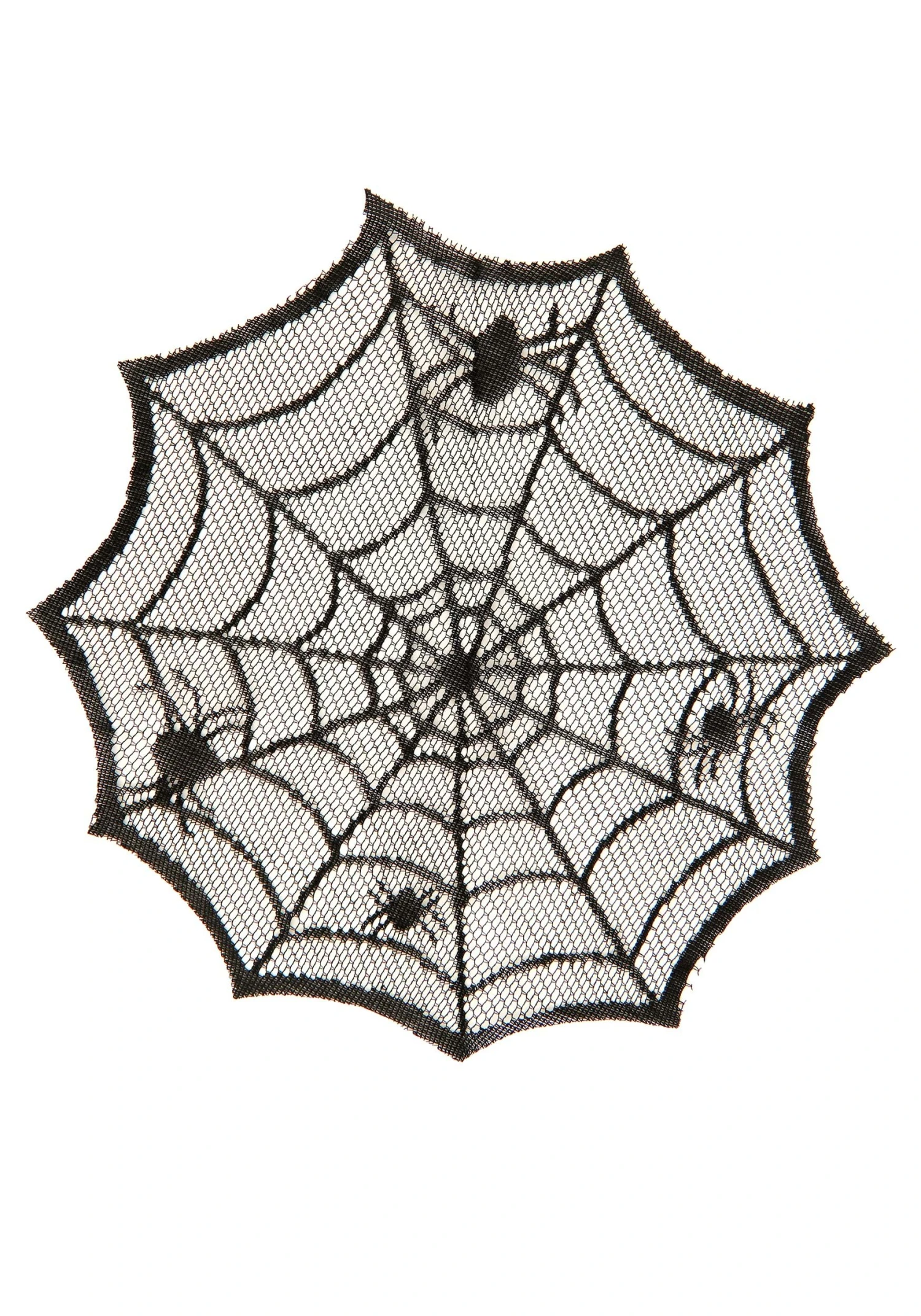Black Spider Web Placemat Table Decoration 4 Black Spider Web Placemat Table Decoration - Image 2