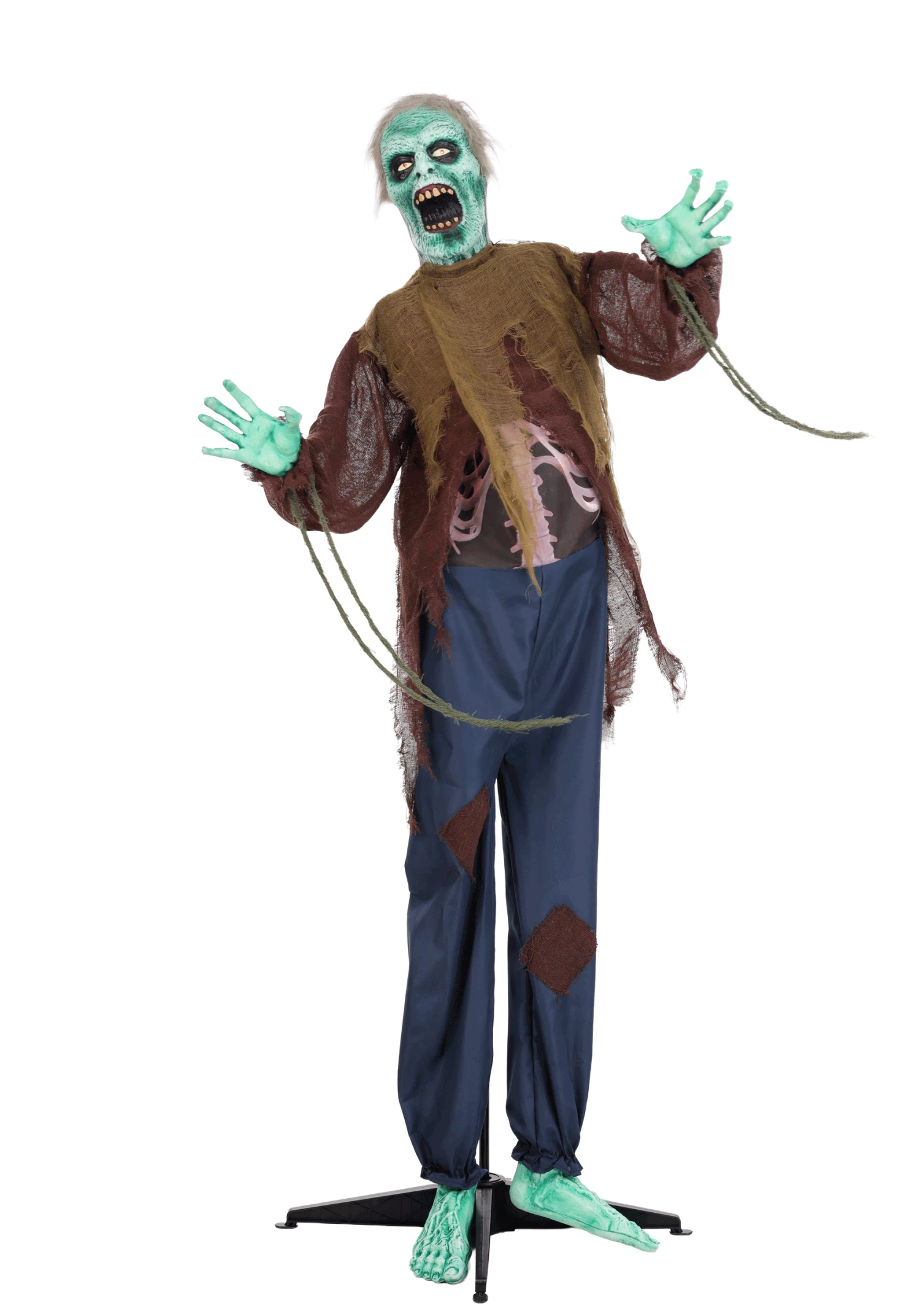 5.5FT Spineless Stanley Animatronic Zombie Decoration - Scream Saver 9 5.5FT Spineless Stanley Animatronic Zombie Decoration - Scream Saver - Image 7