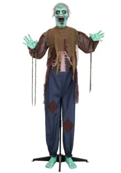 5.5FT Spineless Stanley Animatronic Zombie Decoration - Scream Saver 17 5.5FT Spineless Stanley Animatronic Zombie Decoration - Scream Saver -Halloween Costumes spineless stanley animatronic zombie decoration alt 2