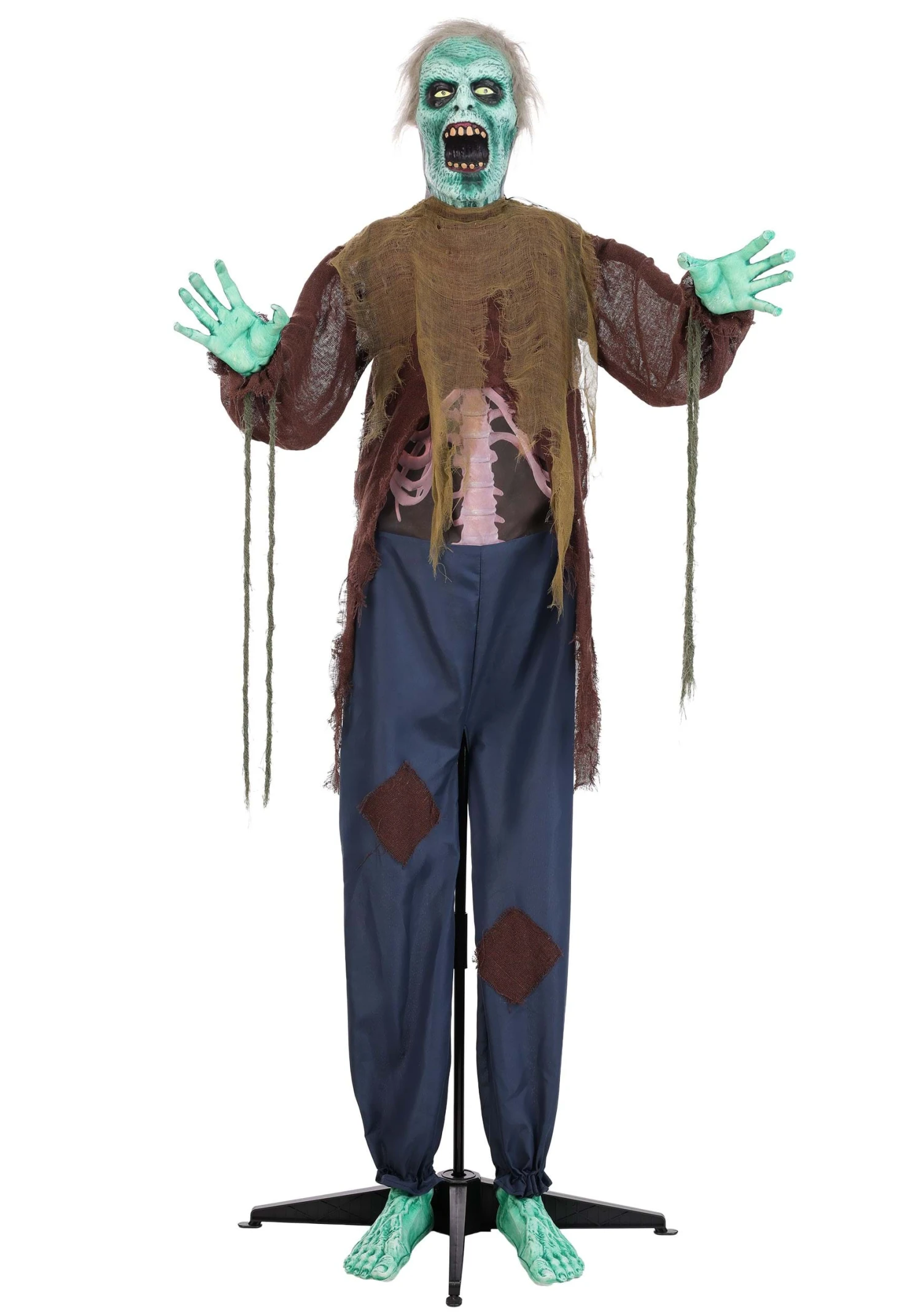 5.5FT Spineless Stanley Animatronic Zombie Decoration - Scream Saver 10 5.5FT Spineless Stanley Animatronic Zombie Decoration - Scream Saver - Image 8